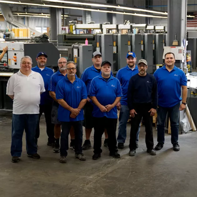 Raff Printing Production Team